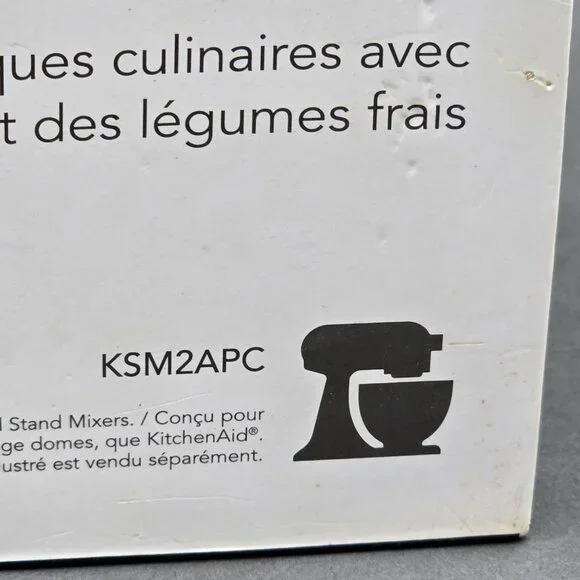 KitchenAid Spiralizer Plus Attachment 7 Blades Stand Mixer KSM2APC NIB - Picture 3 of 9